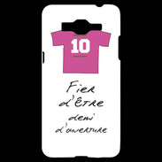 Coque Samsung Grand Prime 4G Demi d'ouverture Bonus offensif-défensif Blanc