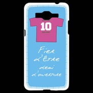 Coque Samsung Grand Prime 4G Demi d'ouverture Bonus offensif-défensif Bleu