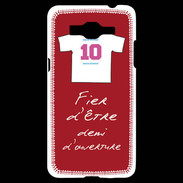 Coque Samsung Grand Prime 4G Demi d'ouverture Bonus offensif-défensif Rouge