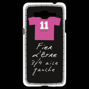 Coque Samsung Grand Prime 4G 3/4 aile gauche Bonus offensif-défensif Noir