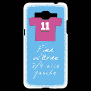 Coque Samsung Grand Prime 4G 3/4 aile gauche Bonus offensif-défensif Bleu