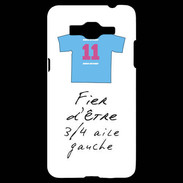 Coque Samsung Grand Prime 4G 3/4 aile gauche Bonus offensif-défensif Blanc 2