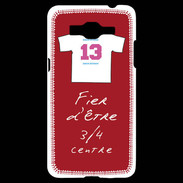 Coque Samsung Grand Prime 4G 3/4 centre D Bonus offensif-défensif Rouge