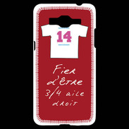 Coque Samsung Grand Prime 4G 3/4 aile droit Bonus offensif-défensif Rouge