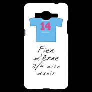 Coque Samsung Grand Prime 4G 3/4 aile droit Bonus offensif-défensif Blanc 2