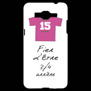 Coque Samsung Grand Prime 4G 3/4 arrière Bonus offensif-défensif Blanc