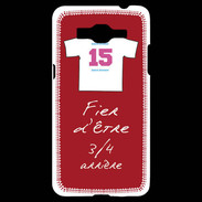 Coque Samsung Grand Prime 4G 3/4 arrière Bonus offensif-défensif Rouge