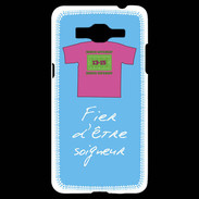 Coque Samsung Grand Prime 4G Soigneur Bonus offensif-défensif Bleu