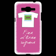Coque Samsung Grand Prime 4G Soigneur Bonus offensif-défensif Rose