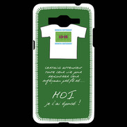 Coque Samsung Grand Prime 4G Moi je l'ai épousé Bonus offensif-défensif Vert
