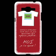 Coque Samsung Grand Prime 4G Moi je l'ai épousé Bonus offensif-défensif Rouge