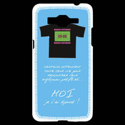 Coque Samsung Grand Prime 4G Moi je l'ai épousé Bonus offensif-défensif Bleu 2