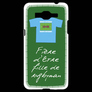 Coque Samsung Grand Prime 4G Fille de rugbyman Bonus offensif-défensif Vert 2