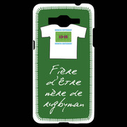Coque Samsung Grand Prime 4G Mère de rugbyman Bonus offensif-défensif Vert