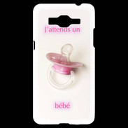 Coque Samsung Grand Prime 4G J'attend un bébé PR