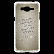 Coque Samsung Grand Prime 4G Public génie Sepia Citation Oscar Wilde