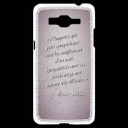 Coque Samsung Grand Prime 4G Sympathiser Rose Citation Oscar Wilde