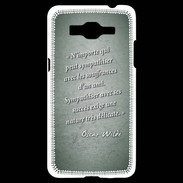 Coque Samsung Grand Prime 4G Sympathiser Vert Citation Oscar Wilde