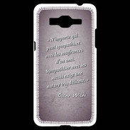 Coque Samsung Grand Prime 4G Sympathiser Violet Citation Oscar Wilde