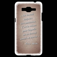 Coque Samsung Grand Prime 4G Toujours amoureux Rouge Citation Oscar Wilde