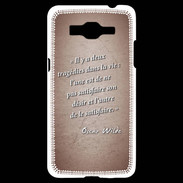 Coque Samsung Grand Prime 4G Tragédie Rouge Citation Oscar Wilde