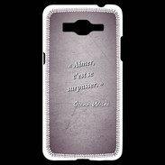 Coque Samsung Grand Prime 4G Aimer Violet Citation Oscar Wilde