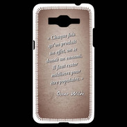 Coque Samsung Grand Prime 4G Chaque fois Rouge Citation Oscar Wilde