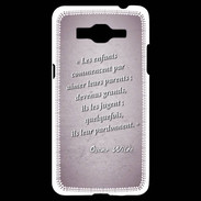 Coque Samsung Grand Prime 4G Dieux prières Rose Citation Oscar Wilde