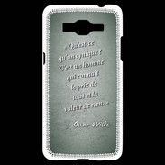 Coque Samsung Grand Prime 4G Cynique Vert Citation Oscar Wilde