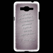 Coque Samsung Grand Prime 4G Cynique Violet Citation Oscar Wilde
