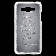 Coque Samsung Grand Prime 4G Société rêveur Noir Citation Oscar Wilde