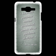 Coque Samsung Grand Prime 4G Société rêveur Vert Citation Oscar Wilde