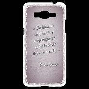 Coque Samsung Grand Prime 4G Choix ennemis Rose Citation Oscar Wilde