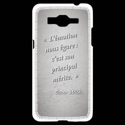 Coque Samsung Grand Prime 4G Emotion égarée Gris Citation Oscar Wilde