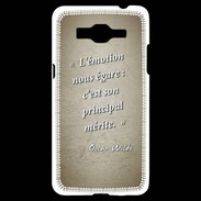 Coque Samsung Grand Prime 4G Emotion égarée Sepia Citation Oscar Wilde