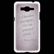 Coque Samsung Grand Prime 4G Emotion égarée Rose Citation Oscar Wilde