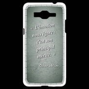 Coque Samsung Grand Prime 4G Emotion égarée Vert Citation Oscar Wilde