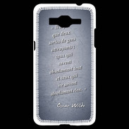 Coque Samsung Grand Prime 4G Gens attrayants Bleu Citation Oscar Wilde