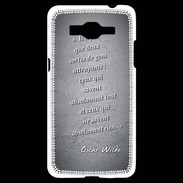 Coque Samsung Grand Prime 4G Gens attrayants Noir Citation Oscar Wilde