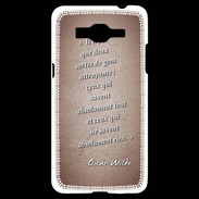 Coque Samsung Grand Prime 4G Gens attrayants Rouge Citation Oscar Wilde