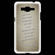 Coque Samsung Grand Prime 4G Gens attrayants Sepia Citation Oscar Wilde