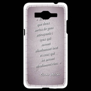 Coque Samsung Grand Prime 4G Gens attrayants Rose Citation Oscar Wilde