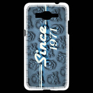 Coque Samsung Grand Prime 4G Since crane bleu 1971