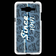 Coque Samsung Grand Prime 4G Since crane bleu 1991