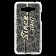Coque Samsung Grand Prime 4G Since crane gris 1981