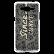 Coque Samsung Grand Prime 4G Since crane gris 2003