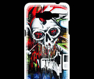 Coque Samsung Grand Prime 4G Tête de mort Graffiti couleur