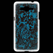 Coque Samsung Grand Prime 4G Skull and bones Bleu