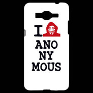 Coque Samsung Grand Prime 4G I love anonymous