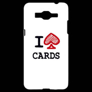 Coque Samsung Grand Prime 4G I love Cards spade
